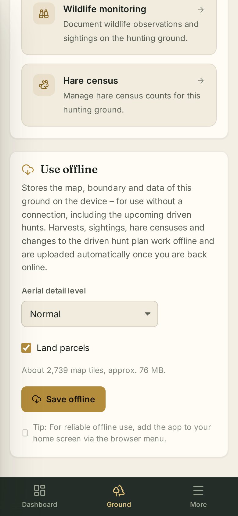 Use offline
